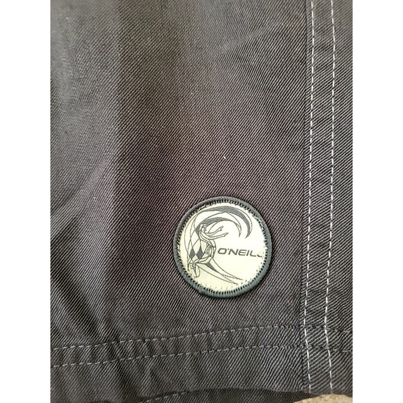 O'Neill Slit Time Shorts Mens 40 Gray Colorblock 100% Cotton Casual Summer USA - Picture 6 of 10